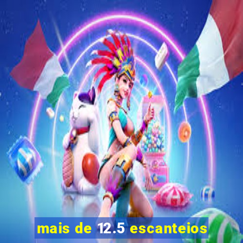 mais de 12.5 escanteios